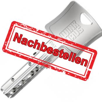 Nachbestellung von Zylinderschlüsseln für Profilzylinder online – mit Sicherungskarte oder Schließnummer.